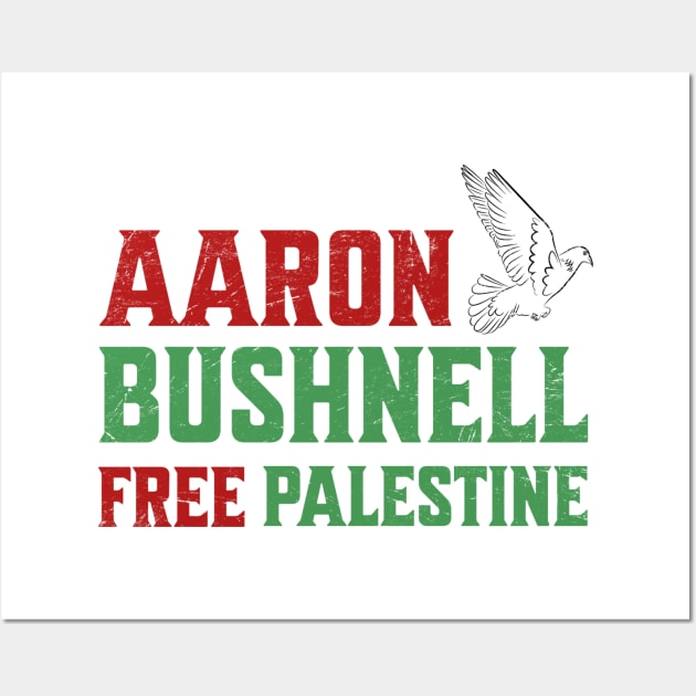 Aaron Bushnell free palestine Wall Art by Multidimension art world